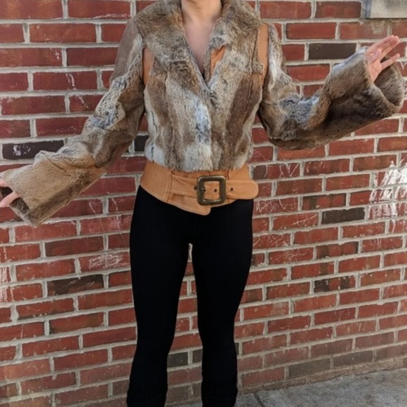 Mackage genuine fur & leather jacket - Picture 3 of 4